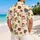 Santa Snowman Gingerbread Holiday Cheer for Tropical Winter Vacation and Island Getaways Hawaiian Shirt - 2