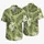 Sage Palm Leaves And White Plumeria For Relaxed Island Vacation Getaways And Beach Days Hawaiian Shirt - 5