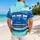 Vintage Blue Race Car Face for Halloween Cosplay and Classic Racing Fans and Auto Lovers Hawaiian Shirt - 2