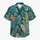 Teal Tropical Leaf Foliage for Resort Vacations and Island Getaways, Men’s Holiday Style Hawaiian Shirt - 7