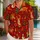 Festive Reindeer Christmas Holiday Style For Men At Tropical Winter Holiday Gatherings Hawaiian Shirt - 1