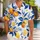 Citrus Grove Oranges and Blue Leaves for Sunny Resort Getaways and Coastal Escapes Hawaiian Shirt - 1