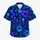 Midnight Blue Purple Floral Garden For Resort Vacations, Island Getaways, And Cruises Hawaiian Shirt - 7