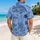Blue Tropical Fish Ocean Scene for Coastal Vacations, Beach Getaways, and Men’s Gifts Hawaiian Shirt - 2