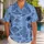 Blue Tropical Fish Ocean Scene for Coastal Vacations, Beach Getaways, and Men’s Gifts Hawaiian Shirt - 1