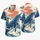 Ukiyo-e Blue Whale and Wave Scene for Island Vacations and Coastal Weekend Wear Hawaiian Shirt - 5