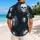 Gothic Skull Web Motifs for Dark Beach Nights and Alternative Holiday Gatherings Hawaiian Shirt - 2