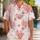 Red Coral Starfish Coastal Escape For Men’s Summer Beach Getaways And Island Vacations Hawaiian Shirt - 1