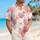 Red Coral Starfish Coastal Escape For Men’s Summer Beach Getaways And Island Vacations Hawaiian Shirt - 6