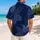 Blue Tropical Forest Birds and Botanicals for Island Vacations and Resort Weekends Hawaiian Shirt - 2