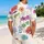 Tropical Botanical Blooms and Ocean Foliage for Resort Getaways and Beach Holidays Hawaiian Shirt - 2