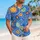 Mediterranean Mosaic Sun and Floral Motifs for Resort Travel and Summer Gatherings Hawaiian Shirt - 6