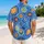 Mediterranean Mosaic Sun and Floral Motifs for Resort Travel and Summer Gatherings Hawaiian Shirt - 2