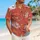 Red Tropical Fish Ocean Motif for Beach Vacations and Island Getaways for Men in Summer Hawaiian Shirt - 6