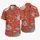 Red Tropical Fish Ocean Motif for Beach Vacations and Island Getaways for Men in Summer Hawaiian Shirt - 5