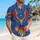 Blue Winged Bird Tribute For Concert Nights, Island Getaways, And Retro Rock Fans Hawaiian Shirt - 6