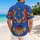 Blue Winged Bird Tribute For Concert Nights, Island Getaways, And Retro Rock Fans Hawaiian Shirt - 2