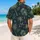 Tropical Palm Canopy Retreat for Resort Vacations and Island Weekends, Men’s Style Hawaiian Shirt - 2