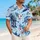 Retro Space Explorer Droids and Starships for Beach Vacations, Men and Dad Gifts Hawaiian Shirt - 6