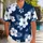 Navy Hibiscus Family Matching Beach Vacation Floral Outfits for Men Women Kids and Baby Hawaiian Shirt - 1