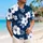 Navy Hibiscus Family Matching Beach Vacation Floral Outfits for Men Women Kids and Baby Hawaiian Shirt - 6