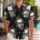 Floral Skull Tropical Vacation Style for Alternative Beach Holiday and Festival Days Hawaiian Shirt - 1