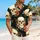 Skull Floral Aloha Motif for Tropical Vacations and Bold Gothic Summer Style Lovers Hawaiian Shirt - 6