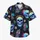 Neon Dripping Skull Tropical Party Look for Halloween Nights, Festivals, and Vacations Hawaiian Shirt - 7