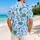 Magnetic Science Orb Motifs for Summer Beach Vacations and Curious Science Fans Hawaiian Shirt - 2