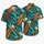 Orange-Crest Rooster Feather Motif for Halloween Costume Parties and Tropical Getaways Hawaiian Shirt - 5