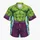 Green Muscle Hero Costume for Halloween Parties and Tropical Getaways for Adult Fans Hawaiian Shirt - 7