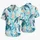 Blue Sea Turtle Ocean Life for Coastal Vacations and Island Adventures for Men's Style Hawaiian Shirt - 5