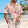 Flamingo Chameleon Tropical Garden Escape For Resort Days And Island Getaways For Women Hawaiian Shirt - 6