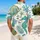 Ocean Reef Fish and Botanical Escape for Beach Vacations, Resorts, and Cruises Abroad Hawaiian Shirt - 2