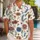 Colorful Floral Gecko Island Vacation Style for Garden Lovers and Tropical Getaways Hawaiian Shirt - 1