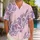 Pink Coastal Seahorse Garden for Resort Vacations and Beach Getaways, Ocean Lovers Hawaiian Shirt - 1