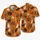 Spooky Orange Halloween Ghosts and Bats with Pumpkins for Autumn Parties and Vacations Hawaiian Shirt - 5