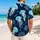 Blue Jellyfish Ocean Motifs for Coastal Vacations, Beach Escapes, and Resort Days Hawaiian Shirt - 2