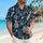 Vintage Bicycle Tropical Leaves for Beach Vacations and Cycling Adventures for Men Hawaiian Shirt - 6