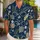 Vintage Bicycle Tropical Leaves for Beach Vacations and Cycling Adventures for Men Hawaiian Shirt - 1