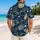 Vintage Bicycle Tropical Leaves for Beach Vacations and Cycling Adventures for Men Hawaiian Shirt - 2