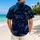 Neon Sea Turtle Beach Escape for Summer Vacations and Coastal Night Adventure Seekers Hawaiian Shirt - 2