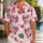 Pink Sunglasses Pigs for Sunny Beach Days, Summer Getaways, and Pig Lover Vacation Fun Hawaiian Shirt - 1