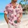 Pink Sunglasses Pigs for Sunny Beach Days, Summer Getaways, and Pig Lover Vacation Fun Hawaiian Shirt - 6