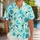 Cute Blue Penguin and Ocean Motifs for Sunny Beach Days, Island Trips and Summer Getaways Hawaiian Shirt - 1