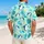 Cute Blue Penguin and Ocean Motifs for Sunny Beach Days, Island Trips and Summer Getaways Hawaiian Shirt - 2