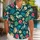 Colorful Tropical Owl And Crested Dinosaur Summer Island Vacation Gift For Nature Lovers Hawaiian Shirt - 1