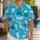 Cute Blue Axolotl Creatures for Sunny Beach Getaways and Summer Island Escapes Hawaiian Shirt - 1