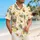 Golden Bee Fairy Motifs for Sunny Island Getaways and Whimsical Summer Vacation Days Hawaiian Shirt - 6