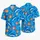 Orange Koi And Blue Sea Serpent Fish For Summer Island Getaways And Sunny Beach Days Hawaiian Shirt - 5